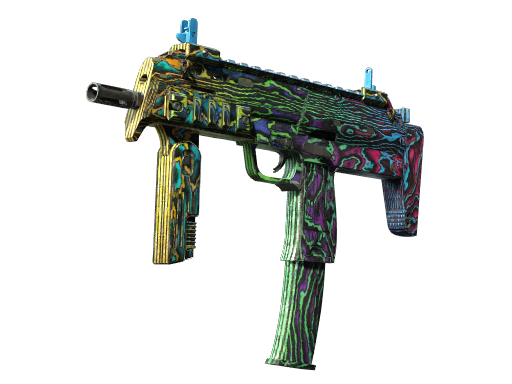 StatTrak™ MP7 | Neon Ply (Minimal Wear)