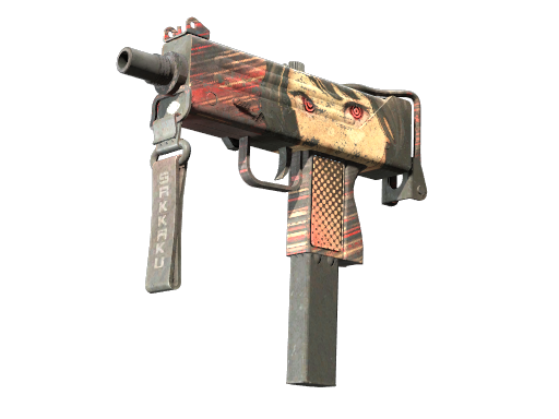 StatTrak™ MAC-10 | Sakkaku (Battle-Scarred)