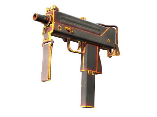 StatTrak™ MAC-10 | Heat (Well-Worn)