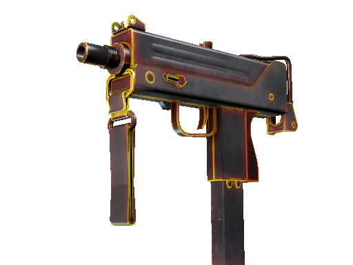 Image for the MAC-10 | Heat weapon skin in Counter Strike 2