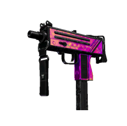 StatTrak™ MAC-10 | Disco Tech (Battle-Scarred)