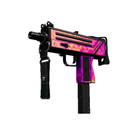 MAC-10 | Disco Tech (Well-Worn)