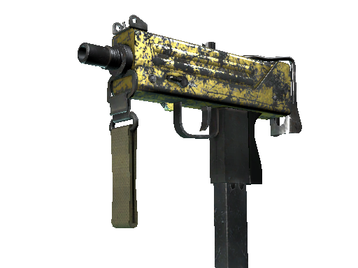 Souvenir MAC-10 | Gold Brick (Battle-Scarred)