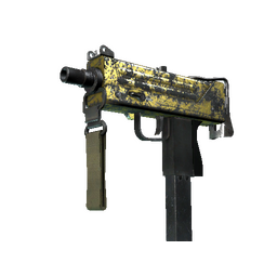 MAC-10 | Gold Brick (Battle-Scarred)