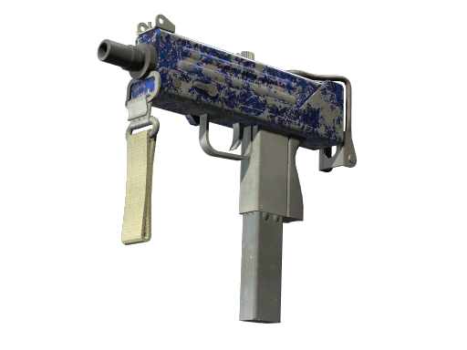 StatTrak™ MAC-10 | Lapis Gator (Battle-Scarred)