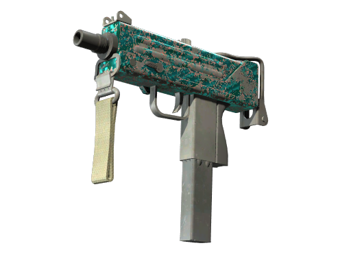 StatTrak™ MAC-10 | Malachite (Battle-Scarred)