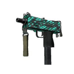 StatTrak™ MAC-10 | Malachite (Battle-Scarred)