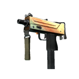 Souvenir MAC-10 | Amber Fade (Well-Worn)