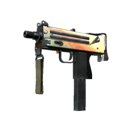Souvenir MAC-10 | Amber Fade (Well-Worn)