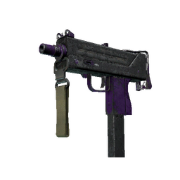 StatTrak™ MAC-10 | Ultraviolet (Battle-Scarred)