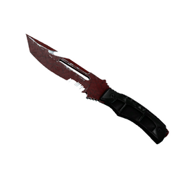 ★ StatTrak™ Survival Knife | Crimson Web (Battle-Scarred)