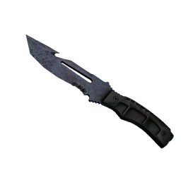 ★ Survival Knife | Blue Steel (Battle-Scarred)