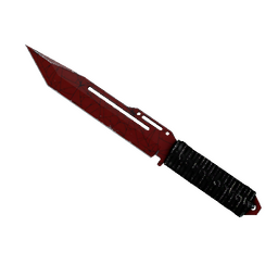 ★ Paracord Knife | Crimson Web (Well-Worn)