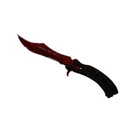 ★ StatTrak™ Butterfly Knife | Crimson Web (Well-Worn)