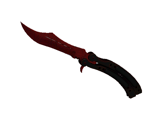 Image for the ★ Butterfly Knife | Crimson Web weapon skin in Counter Strike 2