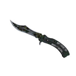 ★ Butterfly Knife | Boreal Forest (Battle-Scarred)