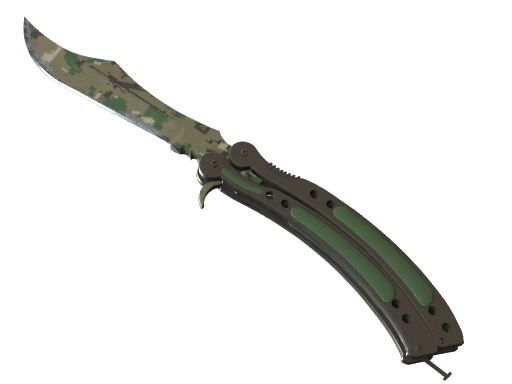 ★ StatTrak™ Butterfly Knife | Forest DDPAT (Well-Worn)