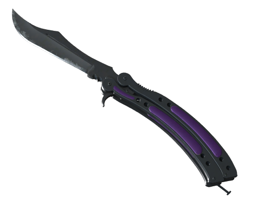 ★ Butterfly Knife | Ultraviolet (Well-Worn)