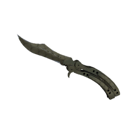 ★ StatTrak™ Butterfly Knife | Safari Mesh (Well-Worn)