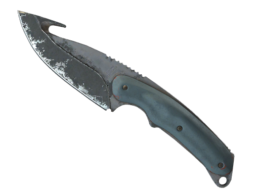 ★ StatTrak™ Gut Knife | Night (Battle-Scarred)