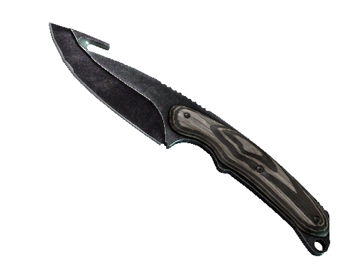 Image for the ★ Gut Knife | Black Laminate weapon skin in Counter Strike 2