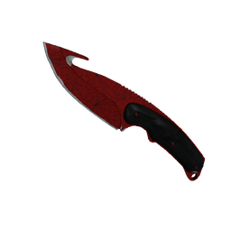 ★ StatTrak™ Gut Knife | Crimson Web (Minimal Wear)