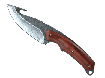 ★ Нож с лезвием-крюком | Дамасская сталь