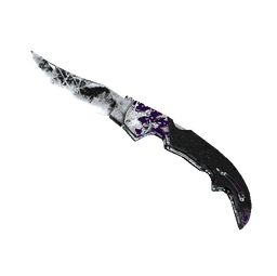 ★ StatTrak™ Falchion Knife | Ultraviolet (Battle-Scarred)