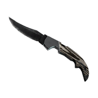 ★ StatTrak™ Falchion Knife | Black Laminate (Well-Worn) icon