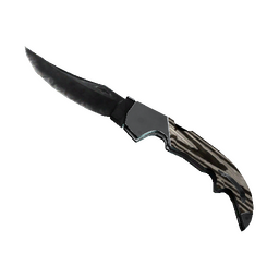 ★ StatTrak™ Falchion Knife | Black Laminate (Field-Tested)