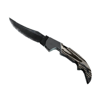 ★ Falchion Knife | Black Laminate (Minimal Wear) icon