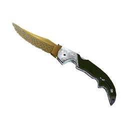 ★ StatTrak™ Falchion Knife | Lore (Well-Worn)