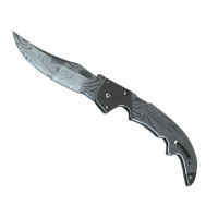 Falchion Knife Damascus Steel