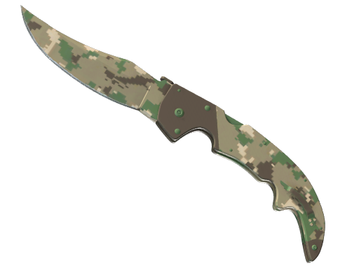 Canivete Falchion (★) | Camuflagem Digital — Floresta