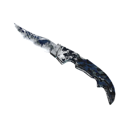 ★ StatTrak™ Falchion Knife | Bright Water (Battle-Scarred)