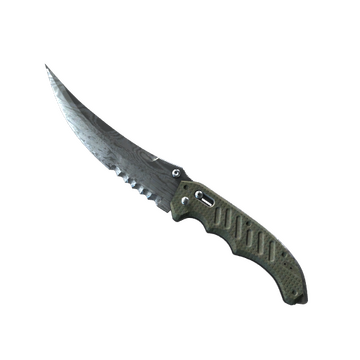 Flip Knife | Damascus Steel image 360x360