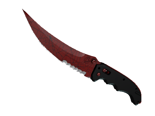 Image for the ★ Flip Knife | Crimson Web weapon skin in Counter Strike 2