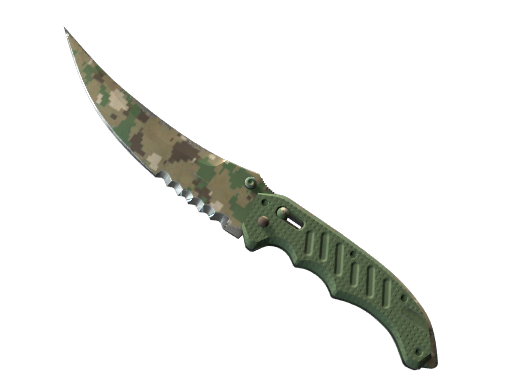 ★ Flip Knife | Forest DDPAT (Well-Worn)