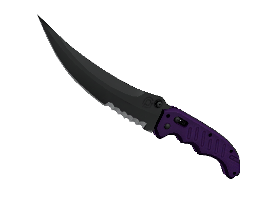 Image for the ★ Flip Knife | Ultraviolet weapon skin in Counter Strike 2