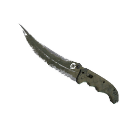 ★ Flip Knife | Safari Mesh (Battle-Scarred)