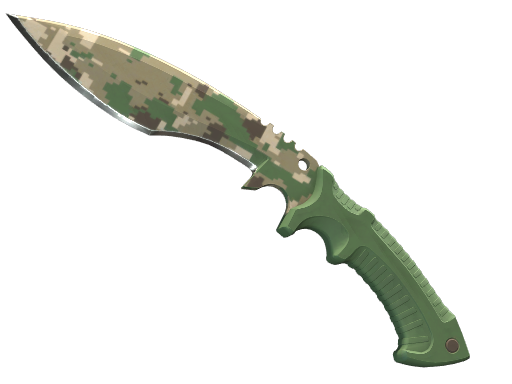 Faca Kukri (★) | Camuflagem Digital — Floresta