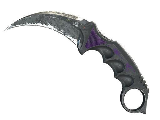 ★ StatTrak™ Karambit | Ultraviolet (Battle-Scarred)