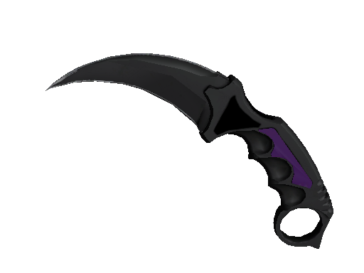 Image for the ★ Karambit | Ultraviolet weapon skin in Counter Strike 2
