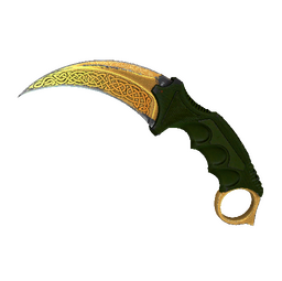 ★ StatTrak™ Karambit | Lore (Well-Worn)