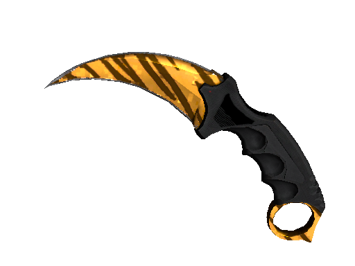 Image for the ★ Karambit | Tiger Tooth weapon skin in Counter Strike 2