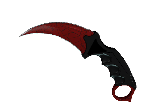 Image for the ★ Karambit | Crimson Web weapon skin in Counter Strike 2