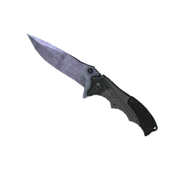 ★ StatTrak™ Nomad Knife | Blue Steel (Well-Worn)