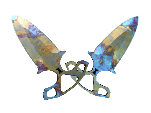 Image for the ★ Shadow Daggers | Case Hardened weapon skin in Counter Strike 2