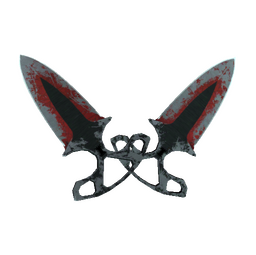 ★ Shadow Daggers | Crimson Web (Battle-Scarred)