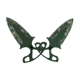 ★ StatTrak™ Shadow Daggers | Forest DDPAT (Well-Worn)